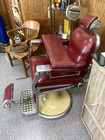 Antique Original Condition Emil J  Paidar Co  Barber Chair Circa 1940 s