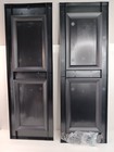 Polaris Homeside Raised Panel Vinyl Shutters  1 Pair  14-1 2in  X 43in 