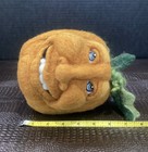 Whimsical Artist Needle-felted Wool Realistic Features Pumpkin Head Fall Decor 