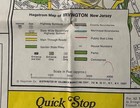Vintage Hagstrom Map Of Irvington New Jersey Full Street Highway Cemeteries