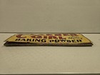 Vintage 34  Sst Clabber Girl Baking Powder Advertising Wood Mounted Tin Sign