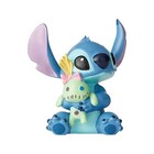Disney Showcase Lilo   Stitch Stitch With Scrump Doll Mini Statue