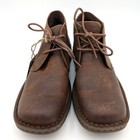 Born Harrison Lace-up Ankle Chukka Boots Men s Leather Brown Size Us10m Eu43