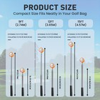 Golf Ball Retriever 9ft 12ft Aluminum Alloy Golf Ball Retriever Telescopic