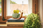 Small Ceramic Planter Pot  4 3  Vintage Bronze Animal Planters Ceramic Flowerpot