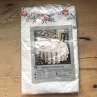 New  Vintage Table Cloth  napkins  Set Cross Stitch crochet Lace  Pricefirm