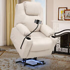 Electric Power Lift Recliner Massage Sofa Recliner Chair With Phone Holder