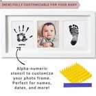 Baby Prints Newborn Handprint And Footprint Picture Frame Keepsake Kit  13 5    
