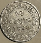 1890 Newfoundland 20 Cent Silver Piece