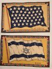 Lot Of 5 early 1900 s Tobacco Felt Advertising  6 5   l X 4   t Excellent Condition 