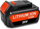 6 5ah Battery Kit For Dewalt 20v 4 0ah 3 0ah Battery And Charger Combo