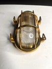 Foresti   Suardi Brass   Glass Nautical Bulkhead Light Fixture Italy 3 Available