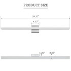 39 4 Inch Modern Bathroom Vanity Wall Light Toilet Mirror Makeup Front Led Lamps