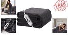 Versatile 50x60 Electric Heated Blanket - Soft Fleece Throw For Winter Warmth