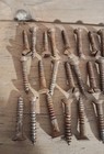 Lot Of 42 Antique Slot Wood Screws   10 Wood Dresser   1  Long  Antique Dresser