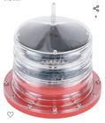 Solar Marine Warning Light - Green Led  Flashing constant On 360-degree Lighting