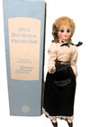 Bell Telephone Pioneers Of America Dolls 1890 Operator   Doll W hard Hat Perfect