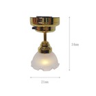 2pcs 1 12 Dollhouse Miniature Living Room Ceiling Light Battery Operated Lamp Us