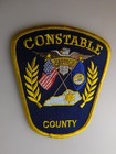 Constable County  Police Patch Shoulder Crest  Sheriff Collector