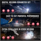 Ct-520 200a Welder   Cutter Kit  Helmet  Gloves   2 Welding Rods  110v 220v