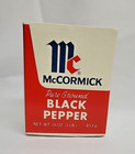 Vtg mcm Pop Art Vase planter Mccormick Black Pepper 6  Ceramic Charlynn Of Calif