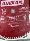 Diablo D1280x 12in 80t Carbide Fine Finish Miter Saw Blade Wood melamine