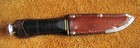 Vintage Hoffritz Ny Germany Knife With Leather Sheath - 4  Blade