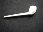 Harp Design Boxed Traditional Irish Clay Pipe With Scroll
