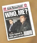 Pete Townshend Who Me  New York Post Newspaper Jan 2003 The Who Arrest In Sleeve