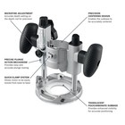 Bosch Colt Palm Router Kit Factory Refurbished