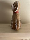 Cracker Barrel Christmas Gingerbread Dog Glitter Figurine