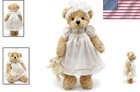 White Lace Teddy Bear Plush Stuffed Animal Toy 16  For Girls