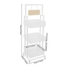 Retail Display Stand  Storage Shelf With Wheels Store Display Shelving Organizer