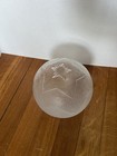 Vintage Antique Glass Ball Lamp Ceiling Light Shade   Globe Star Pattern