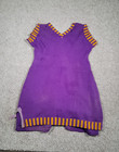 Rare Vintage 1940s Wool Cheerleaders Uniform Purple School Stall   Dean Usa Made
