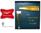 Collectible - Vintage Miller High Life Lighted Motion Beer Pouring Bottle Sign