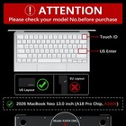 Keyboard Cover Skin For 2026 New Macbook Neo 13 Inch With Apple A18pro Chip a   