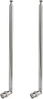 Police Radio Scanner Antenna 20-1300mhz 7 Section Telescopic Bnc Male 2-pack    