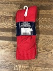 Vtg 1990 s Gap Red Socks  One Pair  Made In Usa  85  Cotton 14  Nylon  Nwt 