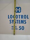 Vintage Locotrol Systems Harris Communication Radio Work Sign Train Locomotive 