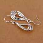 2x 925 Silver Filled Water Drop Earrings Ear Hook Women Fashion Retro Earrings