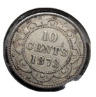 1873  newfoundland  Canada Ten Cents   Very Fine