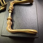 Vtg Antique Parisian Solid Brass Door Handles Collectible Orig  Louis Xvi Style