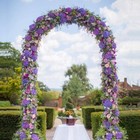 2 6m Circular Wedding Arch Stand Heavy Duty 3 Poles Party Props Festival Decor