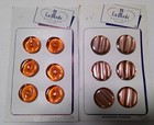 Lot Of Thirteen Cards Vintage La Mode Sewing Buttons 80 Unused Pieces Crafts