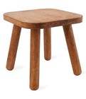 Solid Wood Step Stool   milking Stool 9 3inch Wood Plant Stand  Round Foot 