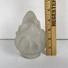 5    Flaming Torch Shade Art Deco Lamp Shade Frankart Spelter Vintage 8 Available