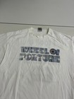 Vintage Wheel Of Fortune Shirt Xl White Game Show New Orleans Harrahs Casino 90s