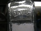  a Mint Scarce Size  1840 s aqua Blue open Pontil davis Vegetable Pain Killer