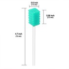 Ziznba 250 Pack Disposable Oral Swabs Sterile Dental Sponge Swabsticks